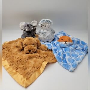 Cloud Island Puppy Dog Lovey Hudson Baby Fox Slumberkins Penguin Meyer Elephant